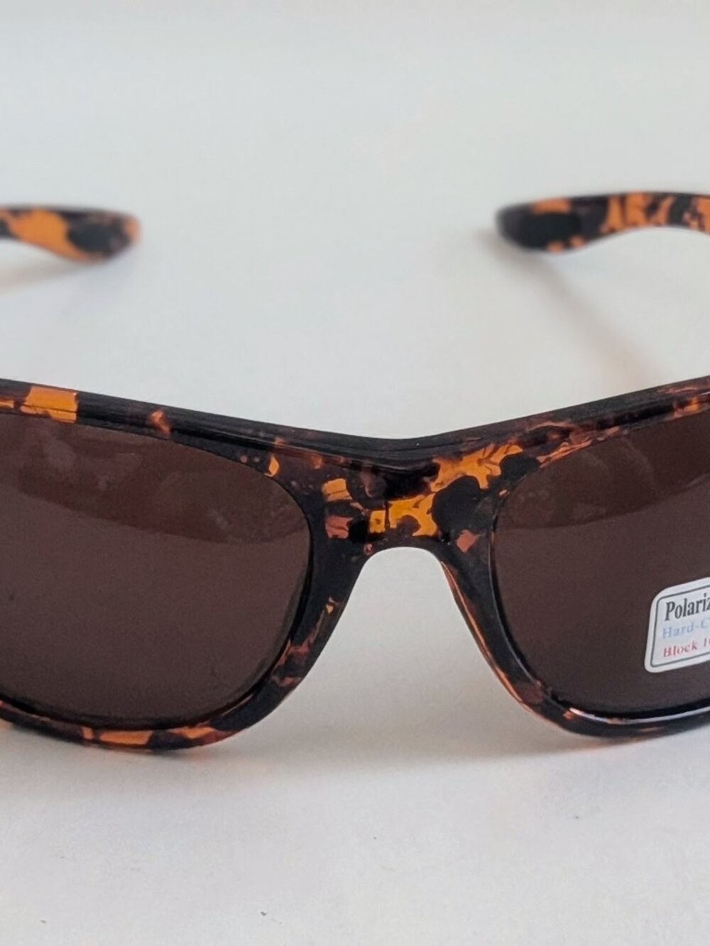 NWT Vintage 90's Sun Wrap TR-90 Frame Polarized Sunglasses (S. Tortoise)